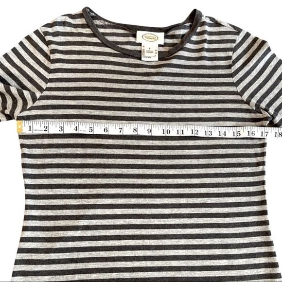 Talbots Striped Crew Neck Long Sleeve Top - Picture 8 of 10